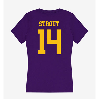 Minn. St. - NCAA Women's Volleyball : Peyton Strout - Women's V-Neck T-Shirt-1