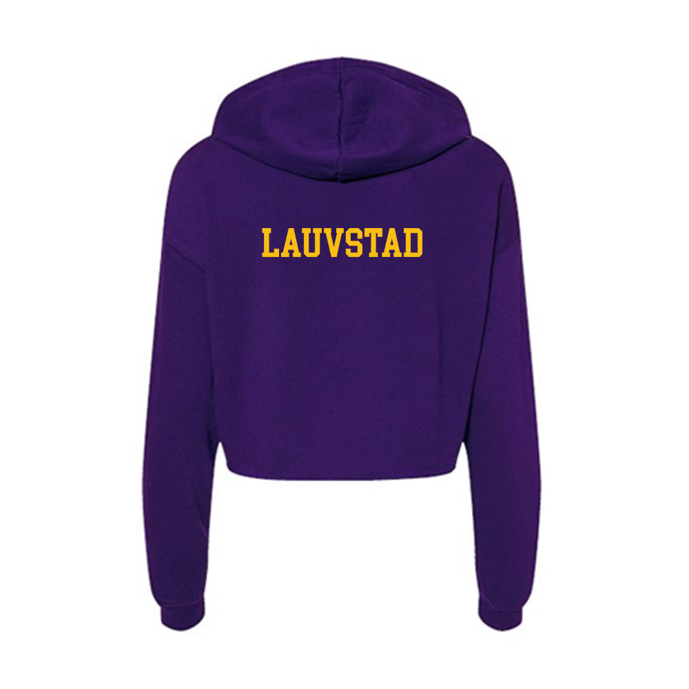 Minn. St. - NCAA Women's Track & Field : Miranda Lauvstad - Women's Crop Fleece Hoodie-1