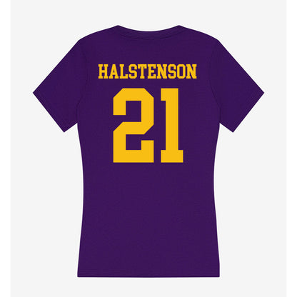Minn. St. - NCAA Women's Soccer : Taylor Halstenson - Women's V-Neck T-Shirt-1
