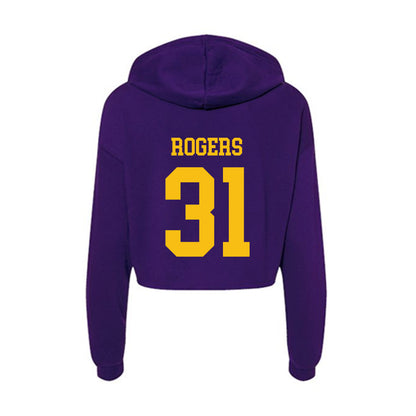 Minn. St. - NCAA Football : Cole Rogers - Women's Crop Fleece Hoodie-1