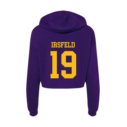 Minn. St. - NCAA Baseball : Benjamin Irsfeld - Women's Crop Fleece Hoodie-1