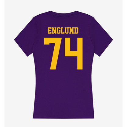 Minn. St. - NCAA Football : Thomas Englund - Women's V-Neck T-Shirt-1
