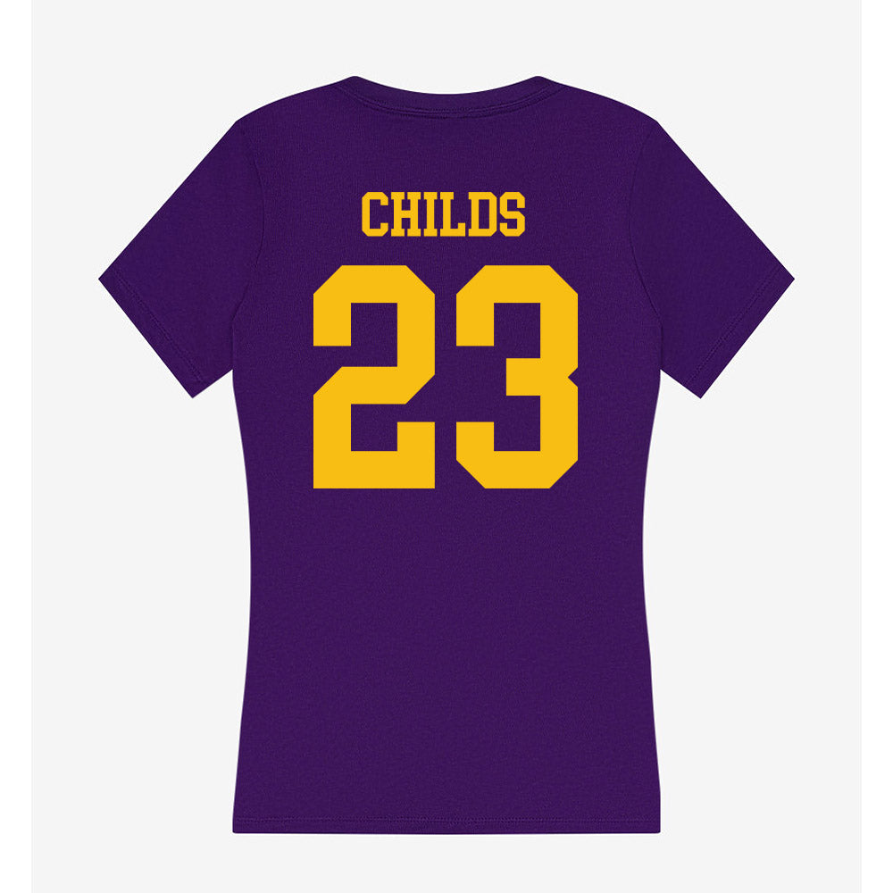 Minn. St. - NCAA Men's Basketball : Phoenix Childs - Women's V-Neck T-Shirt-1