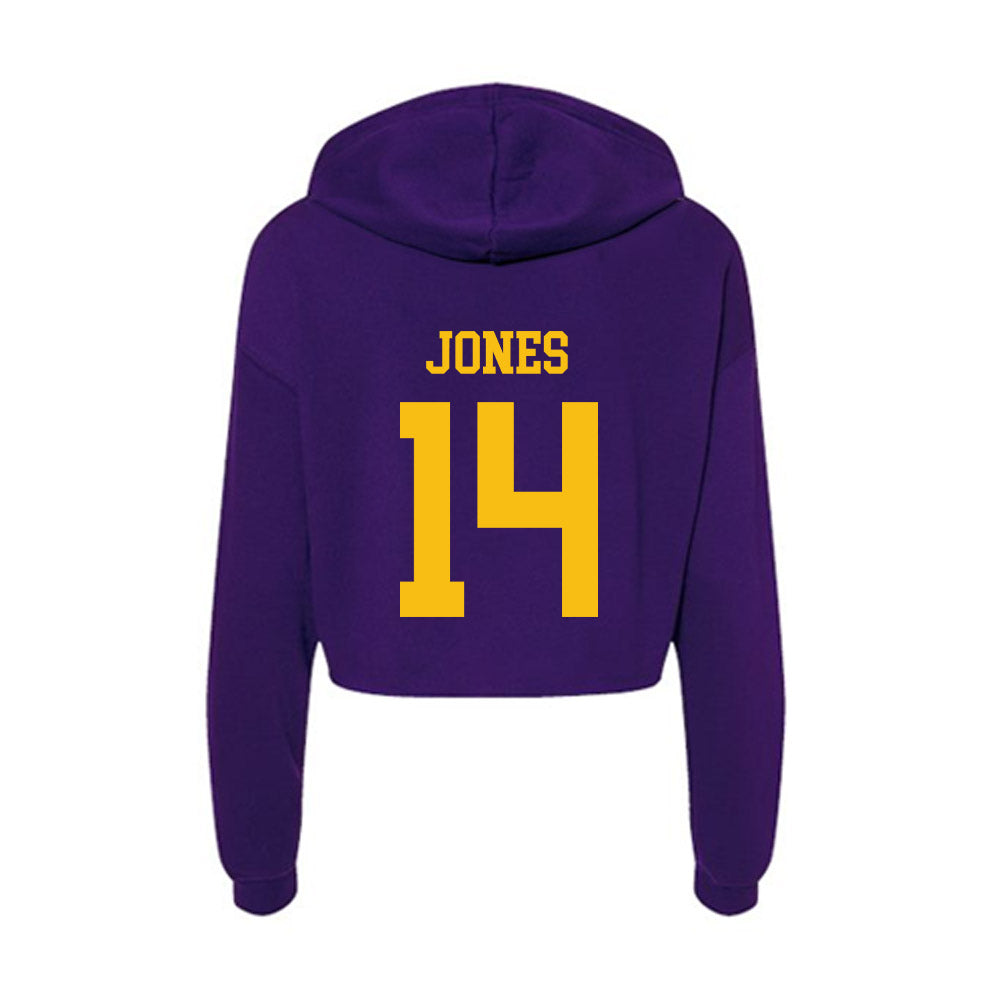 Minn. St. - NCAA Men's Basketball : Malcolm Jones - Women's Crop Fleece Hoodie-1