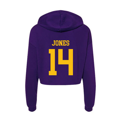 Minn. St. - NCAA Men's Basketball : Malcolm Jones - Women's Crop Fleece Hoodie-1