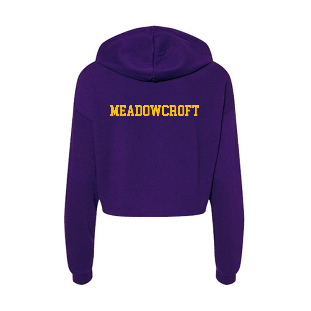 MNSU - NCAA Men's Track & Field : Michael Meadowcroft - Women's Crop Fleece Hoodie-1
