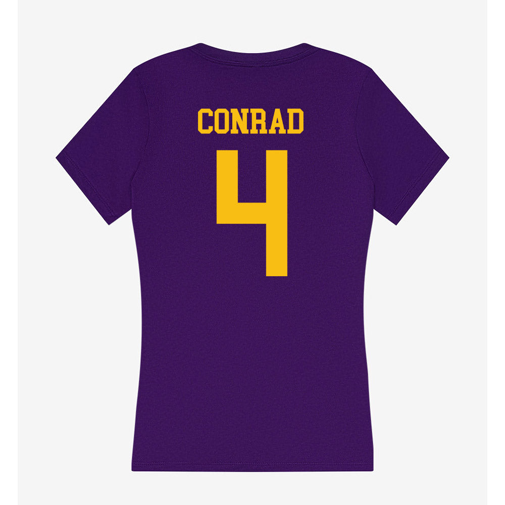 Minn. St. - NCAA Men's Ice Hockey : Jacob Conrad - Women's V-Neck T-Shirt-1