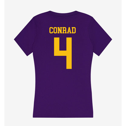 Minn. St. - NCAA Men's Ice Hockey : Jacob Conrad - Women's V-Neck T-Shirt-1