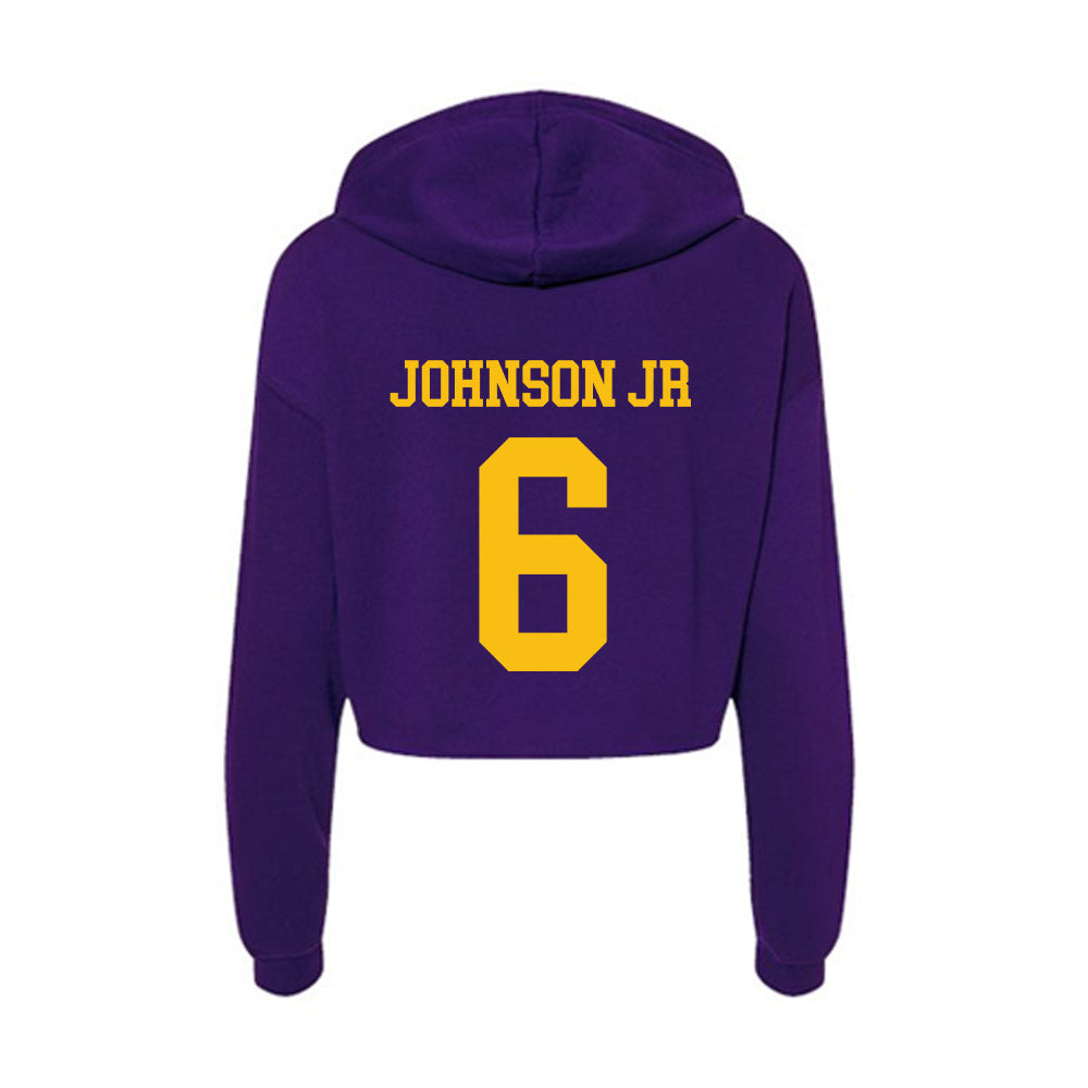 Minn. St. - NCAA Football : Antoine Johnson Jr - Women's Crop Fleece Hooded Sweatshirt-1