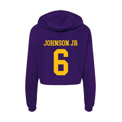 Minn. St. - NCAA Football : Antoine Johnson Jr - Women's Crop Fleece Hooded Sweatshirt-1