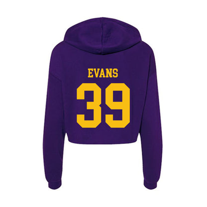 Minn. St. - NCAA Football : Brooklyn Evans - Women's Crop Fleece Hoodie-1