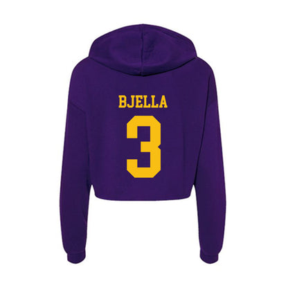 Minn. St. - NCAA Women's Volleyball : Morgan Bjella - Women's Crop Fleece Hoodie-1