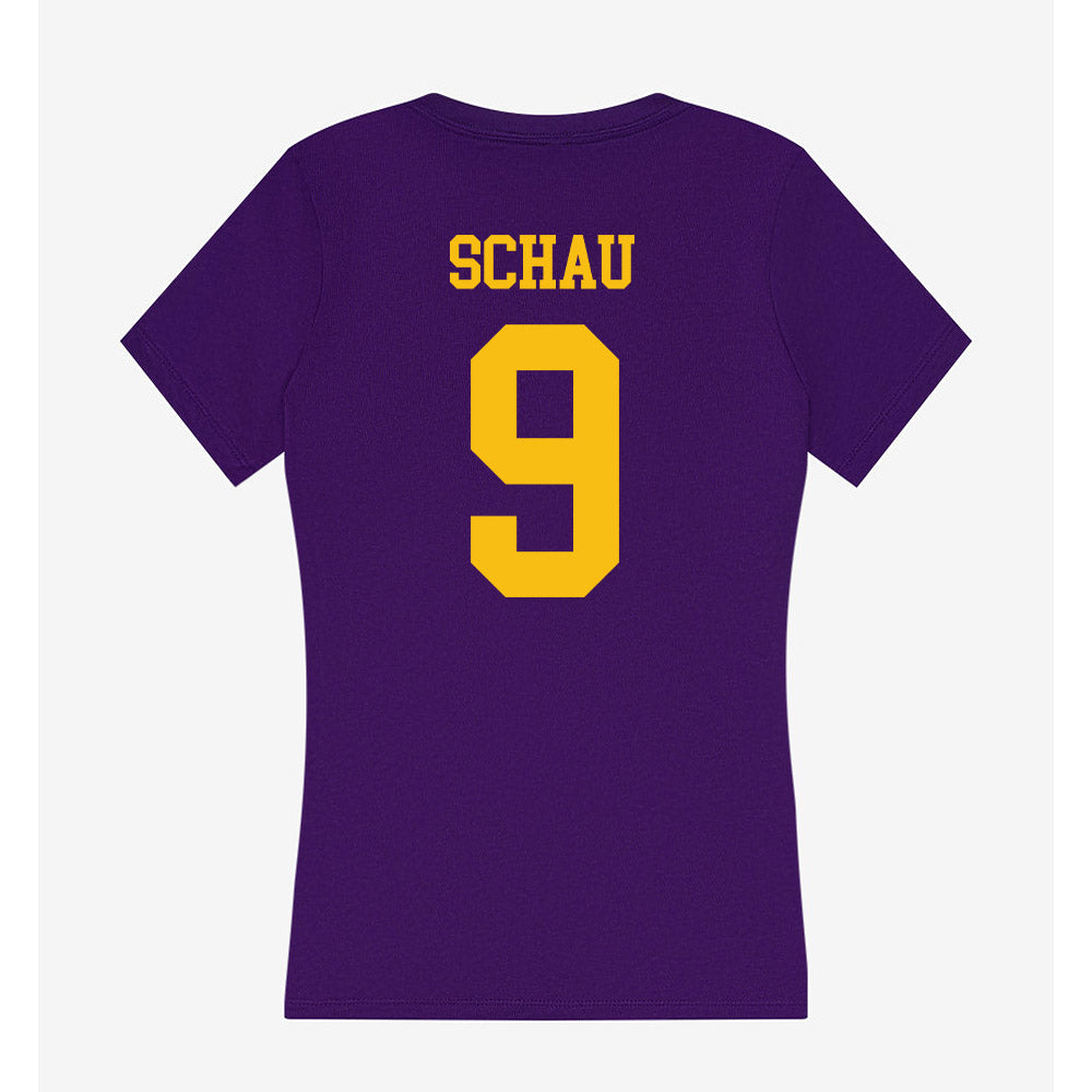 Minn. St. - NCAA Baseball : Charlie Schau - Women's V-Neck T-Shirt-1