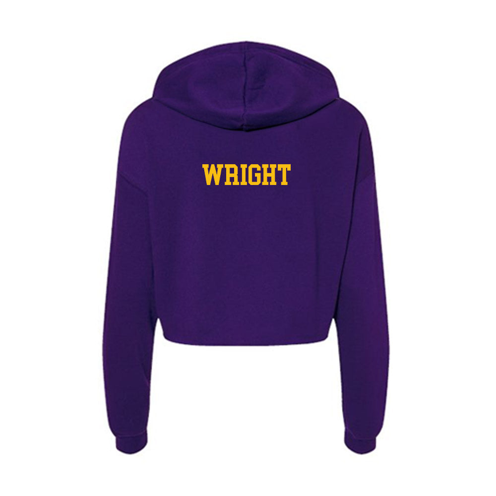 Minn. St. - NCAA Women's Track & Field : Faith Wright - Women's Crop Fleece Hoodie-1