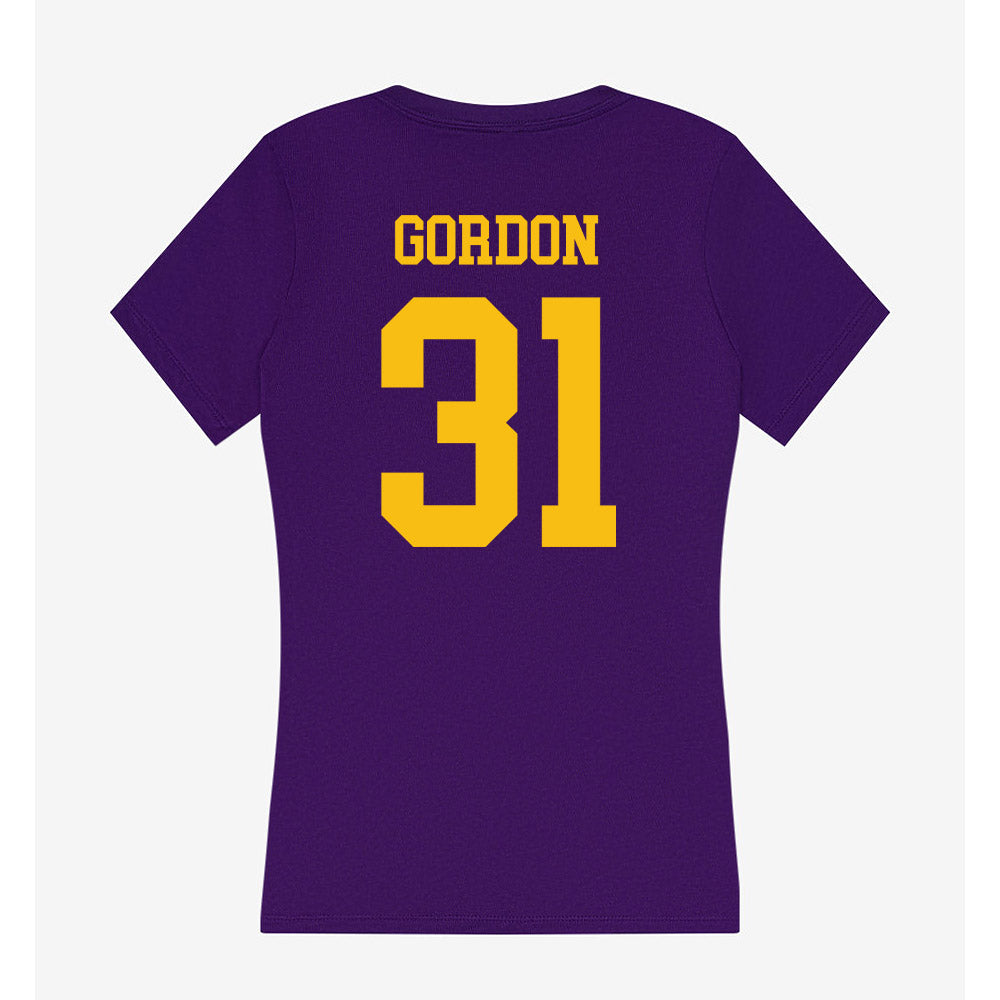 Minn. St. - NCAA Baseball : Marshall Gordon - Women's V-Neck T-Shirt-1