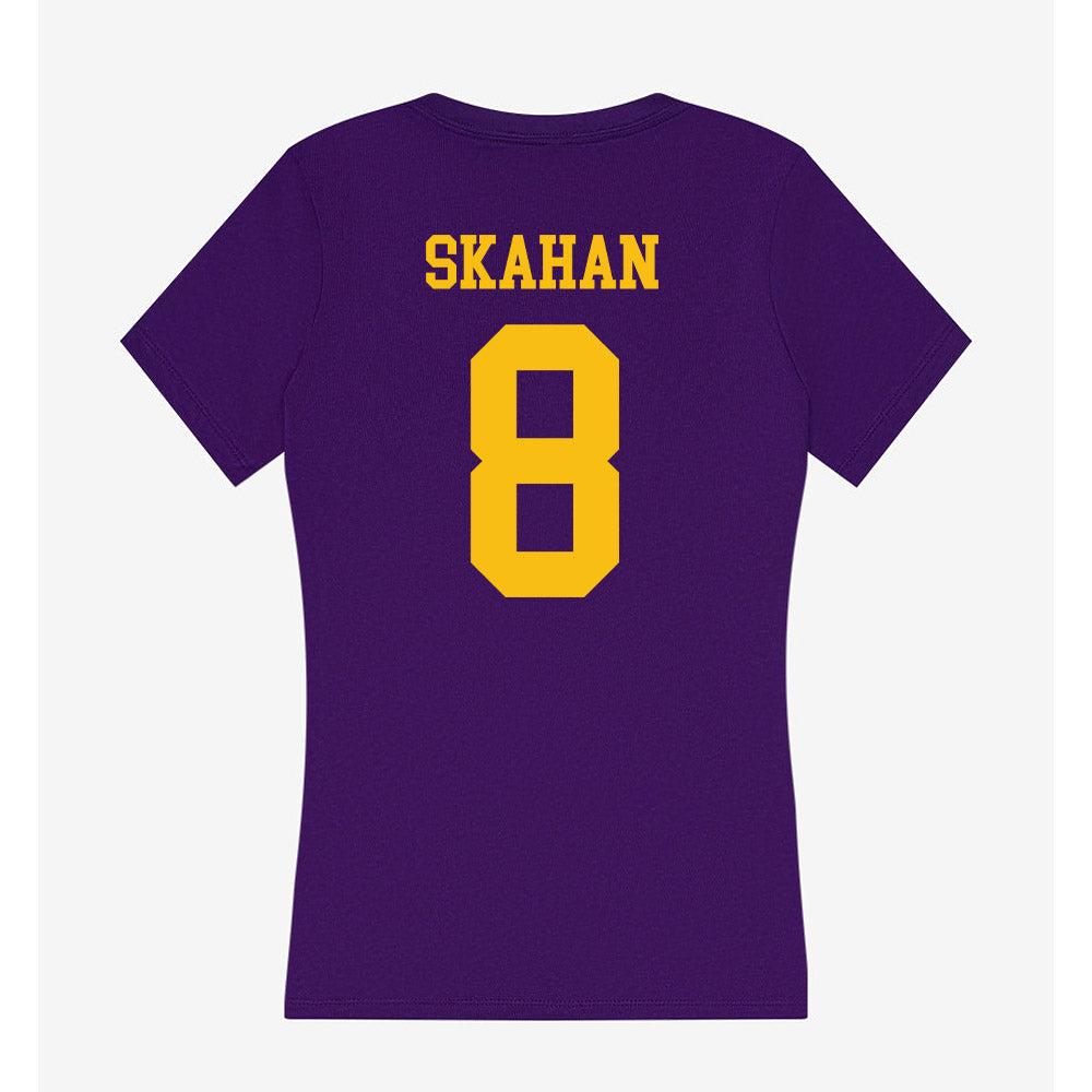 Minn. St. - NCAA Men's Ice Hockey : Will Skahan - Women's V-Neck T-Shirt-1