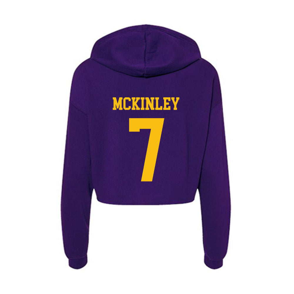 Minn. St. - NCAA Football : Rashad McKinley - Women's Crop Fleece Hoodie-1