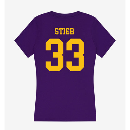 Minn. St. - NCAA Women's Basketball : Ava Stier - Women's V-Neck T-Shirt-1