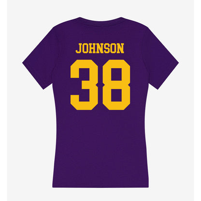 Minn. St. - NCAA Women's Soccer : Taryn Johnson - Women's V-Neck T-Shirt-1