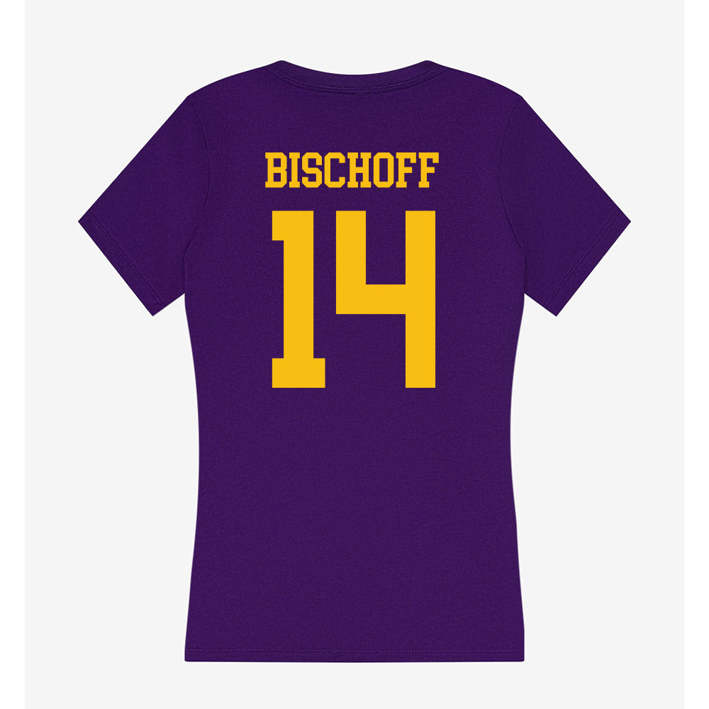 Minn. St. - NCAA Women's Ice Hockey : Mercury Bischoff - Women's V-Neck T-Shirt-1