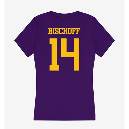 Minn. St. - NCAA Women's Ice Hockey : Mercury Bischoff - Women's V-Neck T-Shirt-1