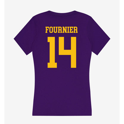 Minn. St. - NCAA Football : Connor Fournier - Women's V-Neck T-Shirt-1
