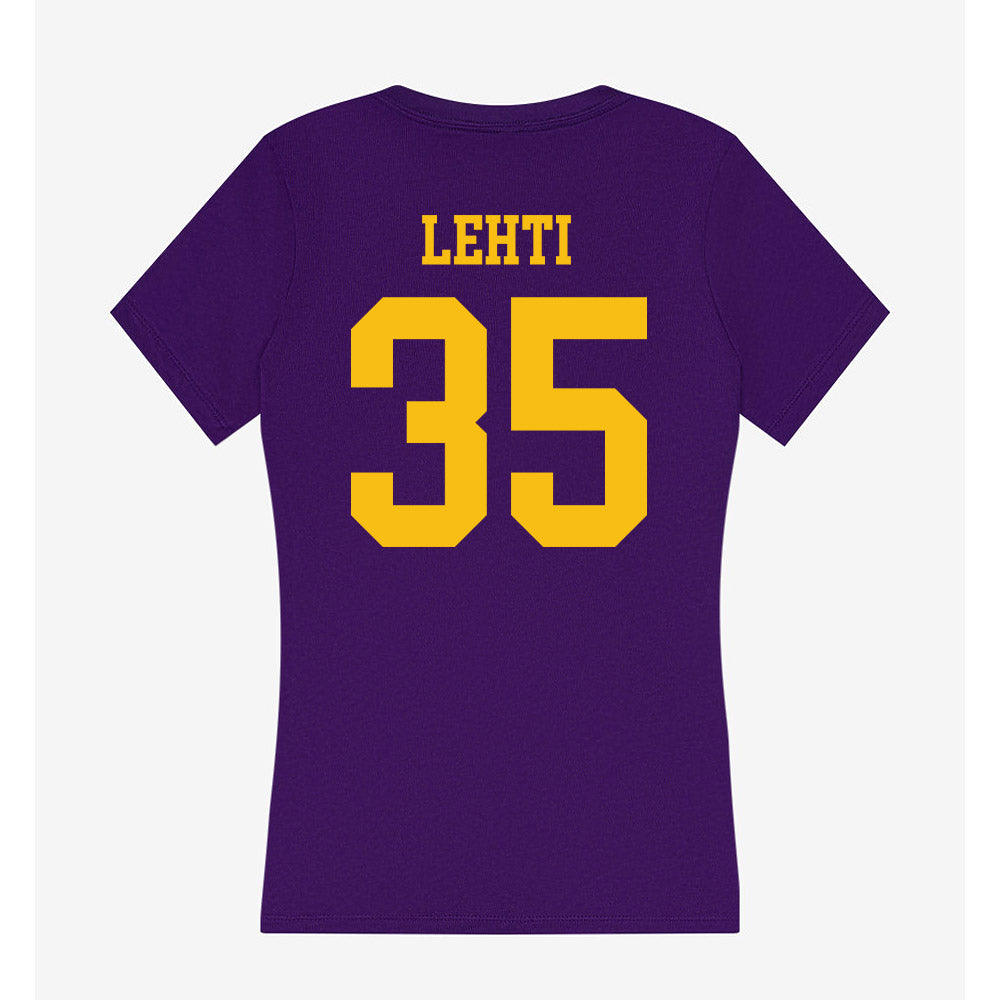 Minn. St. - NCAA Men's Ice Hockey : Lassi Lehti - Women's V-Neck T-Shirt-1