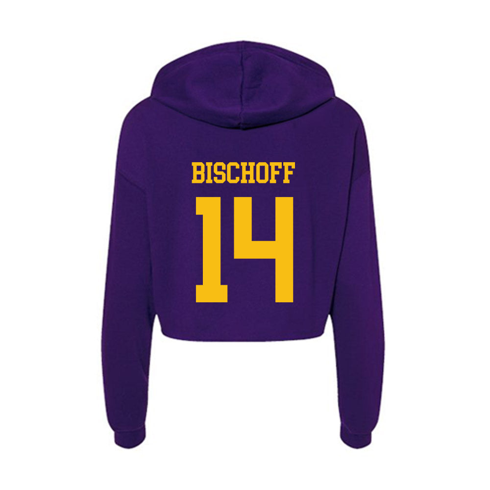 Minn. St. - NCAA Women's Ice Hockey : Mercury Bischoff - Women's Crop Fleece Hoodie-1