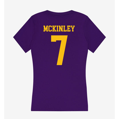 Minn. St. - NCAA Football : Rashad McKinley - Women's V-Neck T-Shirt-1