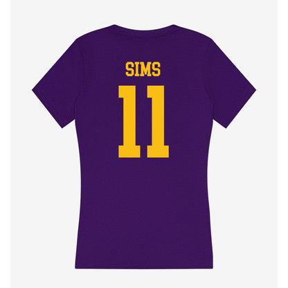 Minn. St. - NCAA Football : Maximus Sims - Women's V-Neck T-Shirt-1