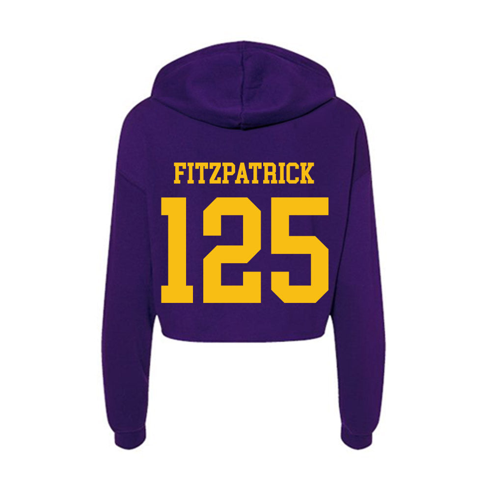 Minn. St. - NCAA Wrestling : Jacob Fitzpatrick - Women's Crop Fleece Hoodie-1