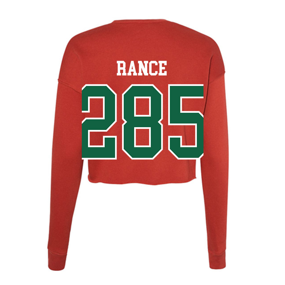 Minot State - NCAA Wrestling : Braxton Rance - Women's Cropped Crew Fleece-1