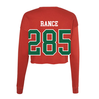 Minot State - NCAA Wrestling : Braxton Rance - Women's Cropped Crew Fleece-1