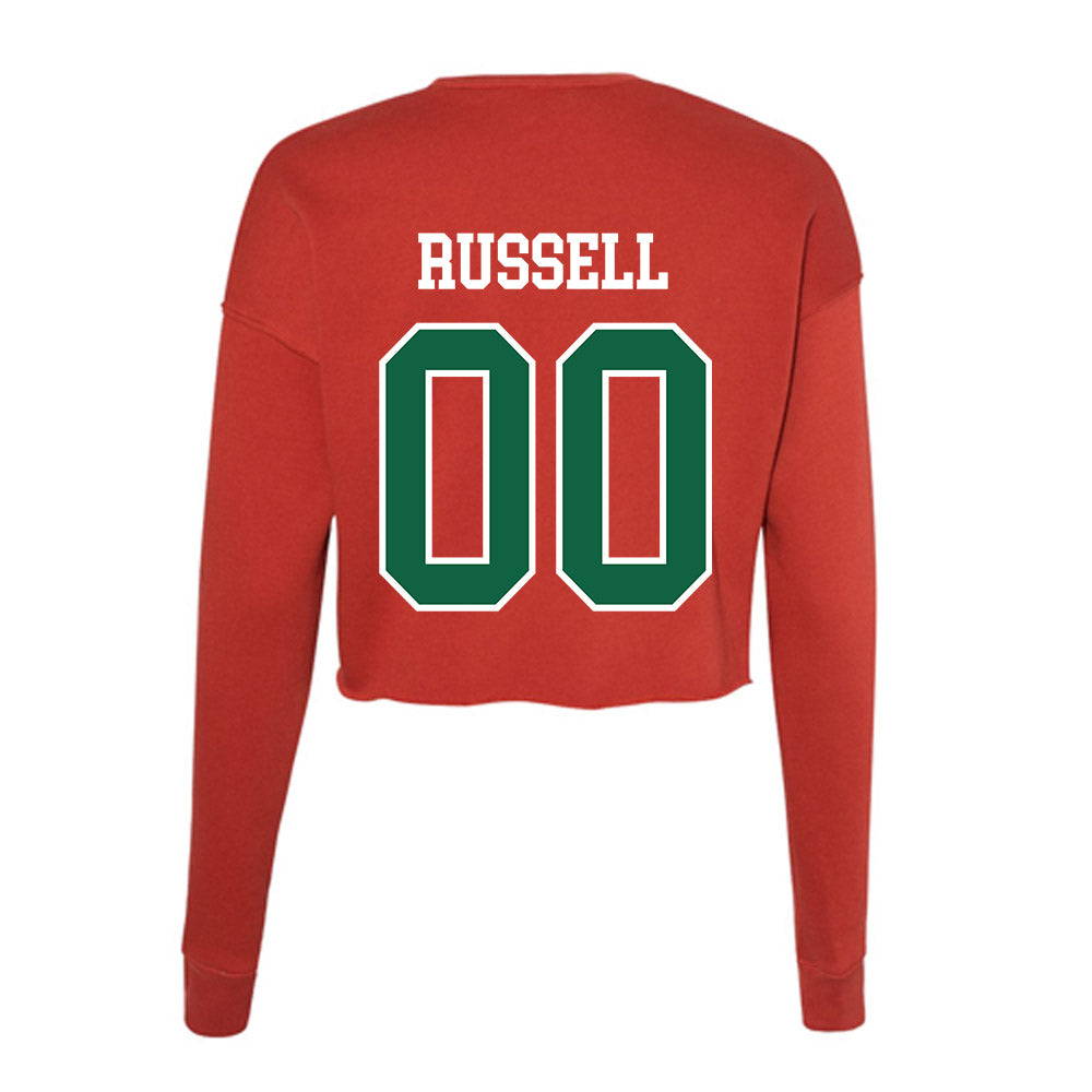 Minot State - NCAA Softball : Hannah Russell - Women's Cropped Crew Fleece-1