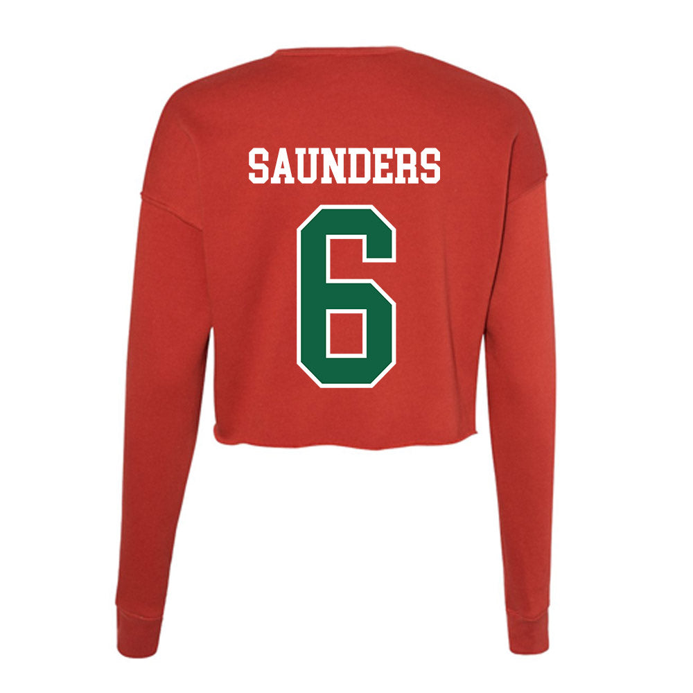 Minot State - NCAA Women's Volleyball : Haley Saunders - Women's Cropped Crew Fleece-1