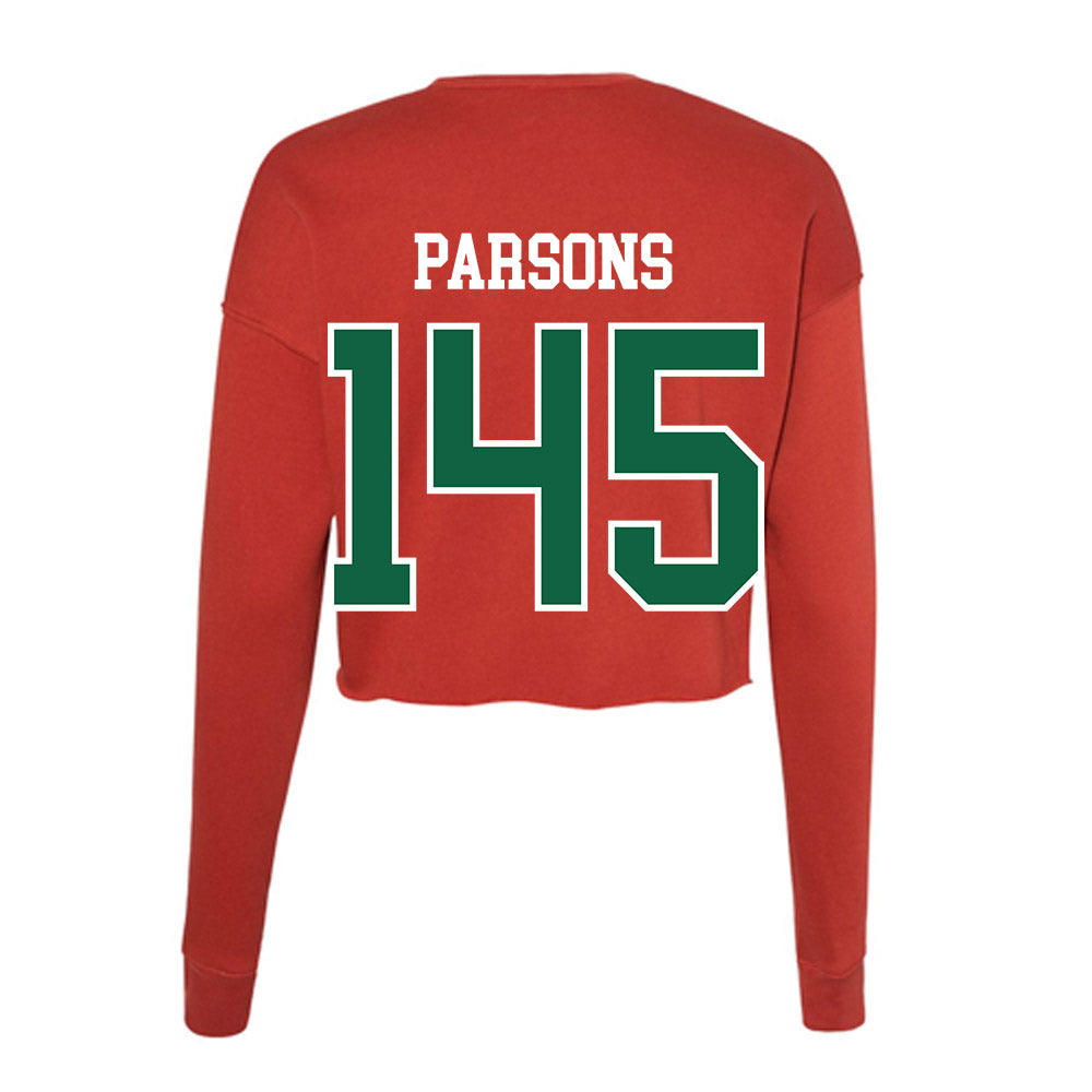 Minot State - NCAA Wrestling : Chloe Parsons - Women's Cropped Crew Fleece-1