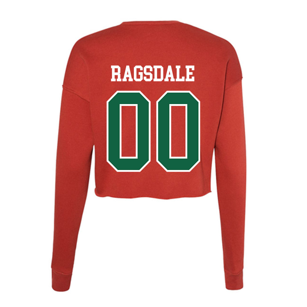 Minot State - NCAA Baseball : Austin Ragsdale - Women's Cropped Crew Fleece-1
