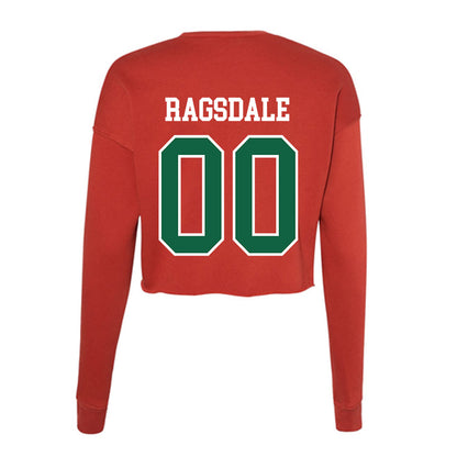 Minot State - NCAA Baseball : Austin Ragsdale - Women's Cropped Crew Fleece-1