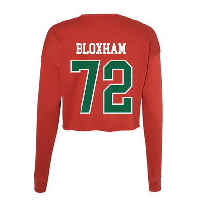 Minot State - NCAA Football : Lukaas Bloxham - Women's Cropped Crew Fleece-1