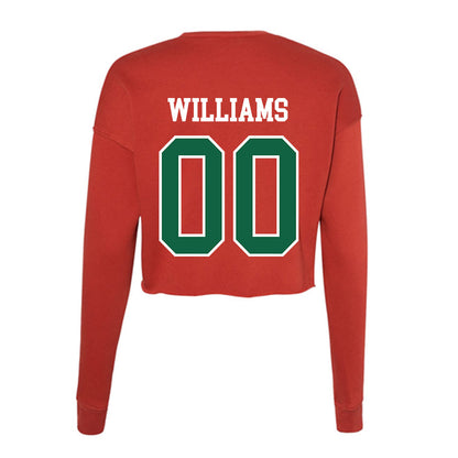 Minot State - NCAA Women's Volleyball : Sophie Williams - Women's Cropped Crew Fleece-1