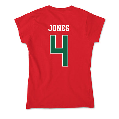 Minot State - NCAA Women's Basketball : Emma Jones - Soft Style Women’s T-Shirt-1