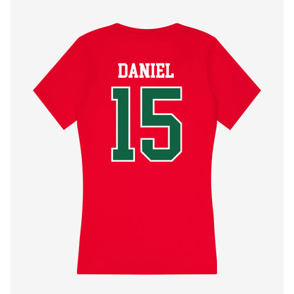 Minot State - NCAA Football : Kieran Daniel - Women's V-Neck T-Shirt-1