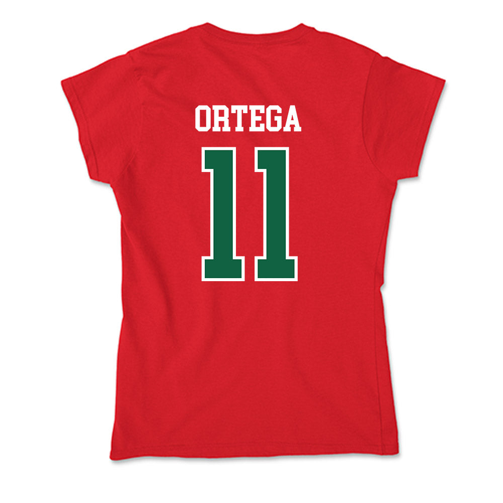 Minot State - NCAA Women's Soccer : Edelin Ortega - Soft Style Women’s T-Shirt-1