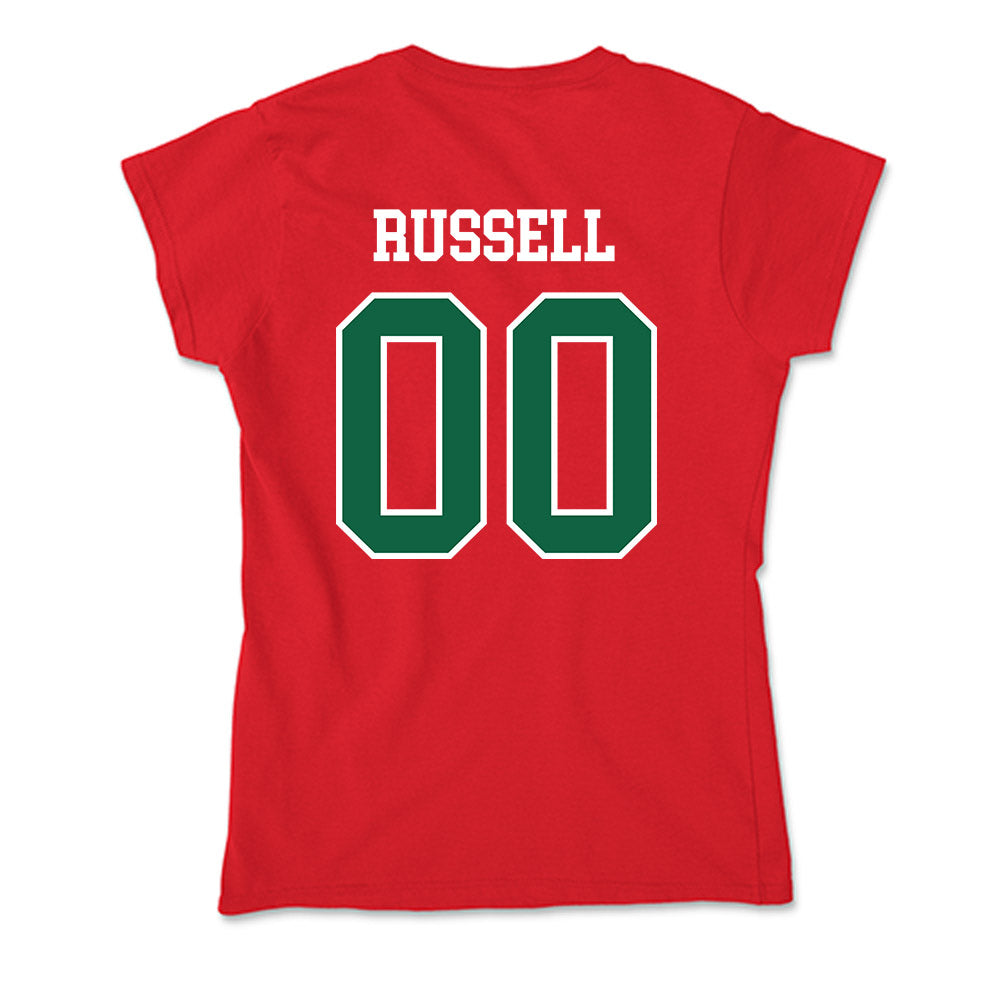 Minot State - NCAA Softball : Hannah Russell - Soft Style Women’s T-Shirt-1