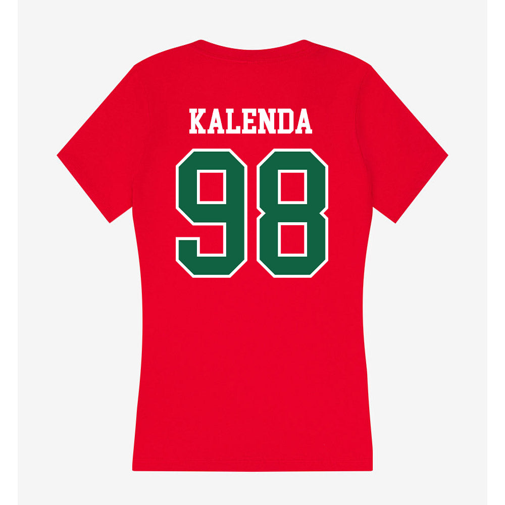 Minot State - NCAA Football : Messi Kalenda - Women's V-Neck T-Shirt-1
