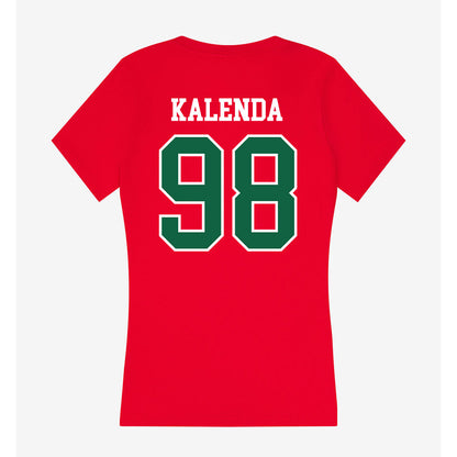 Minot State - NCAA Football : Messi Kalenda - Women's V-Neck T-Shirt-1