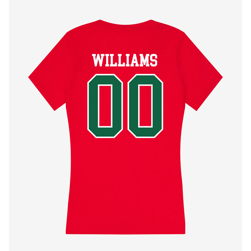Minot State - NCAA Women's Volleyball : Sophie Williams - Women's V-Neck T-Shirt-1