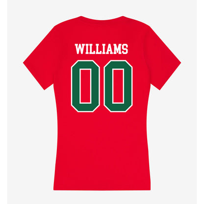 Minot State - NCAA Women's Volleyball : Sophie Williams - Women's V-Neck T-Shirt-1