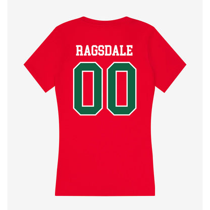 Minot State - NCAA Baseball : Austin Ragsdale - Women's V-Neck T-Shirt-1