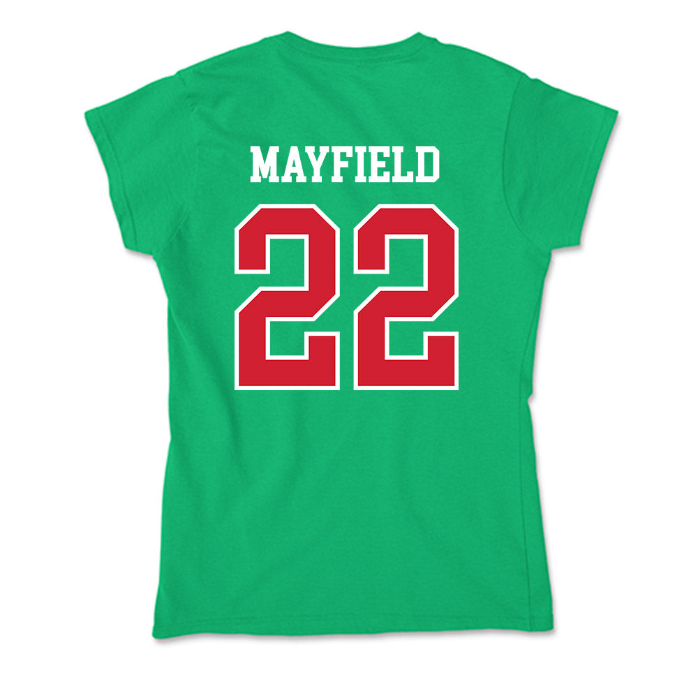 MVSU - NCAA Men's Basketball : Daniel Mayfield - Soft Style Women’s T-Shirt-1